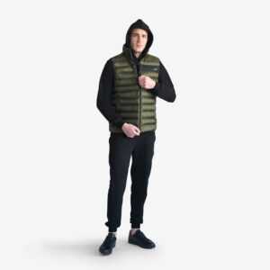 Χακί Water Repellent Αμάνικο Μπουφάν με 3D Logo Tape OFFER (Modern Fit) offers