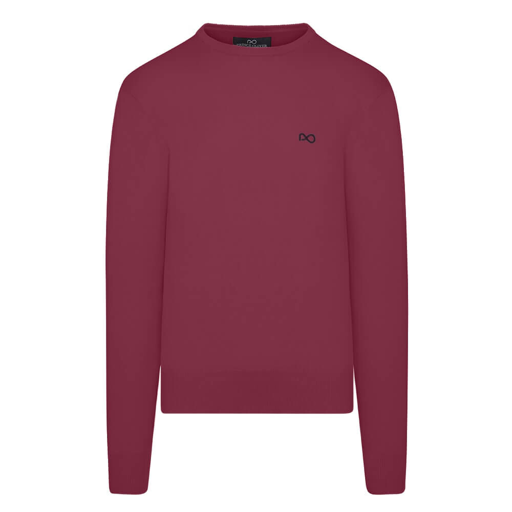 Μπορντό Logo-Embroidered Πλεκτή Μπλούζα (Modern Fit) offers Μπορντό Logo-Embroidered Πλεκτή Μπλούζα (Modern Fit) offers