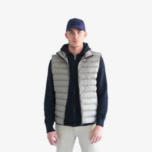 Γκρι Water Repellent Αμάνικο Μπουφάν με Logo Print OFFER (Modern Fit) offers