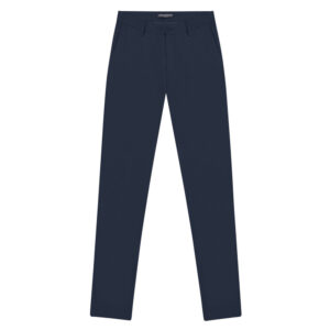 Μπλε Σκούρο Chino Prince Oliver Cotton Stretch Modern Fit Ανδρικά Παντελόνια και Chinos