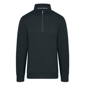 Πράσινο Σκούρο Premium Zip-Neck Μπλούζα Prince Oliver Modern Fit Ανδρικές Μπλούζες και Πουλόβερ Πράσινο Σκούρο Premium Zip-Neck Μπλούζα Prince Oliver Modern Fit Ανδρικές Μπλούζες και Πουλόβερ