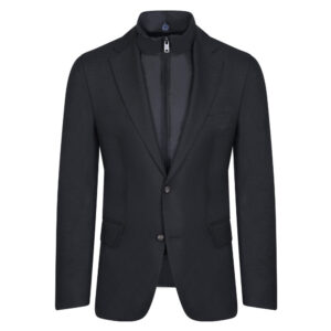 Ανθρακί Σακάκι Prince Oliver Με Επένδυση (Modern Fit) Ανδρικά Σακάκια