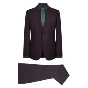 Μπορντό Κοστούμι Prince Oliver Comfort Stretch Slim Fit Ανδρικά Κοστούμια