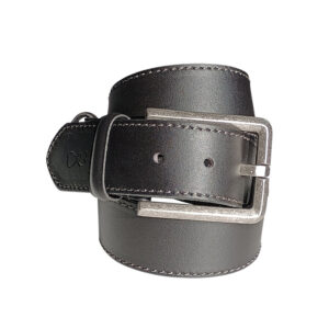 Μαύρη Leather Ζώνη Prince Oliver Ανδρικές Ζώνες