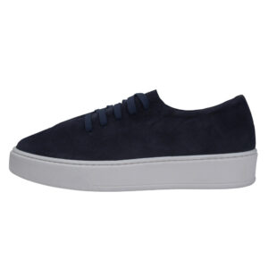 Μπλε Low Top Suede Leather Sneakers Prince Oliver Ανδρικά Παπούτσια