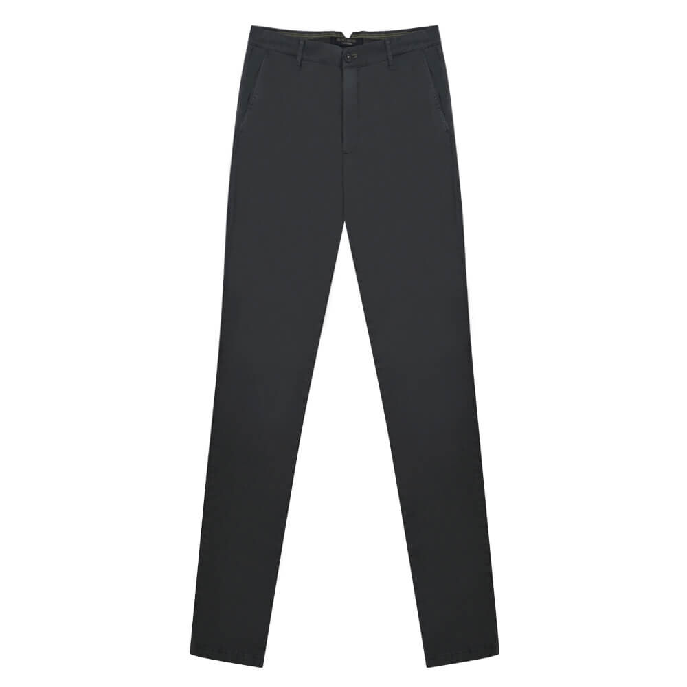 Ανθρακί Prince Oliver Premium Chino (Modern Fit) Ανδρικά Παντελόνια και Chinos Ανθρακί Prince Oliver Premium Chino (Modern Fit) Ανδρικά Παντελόνια και Chinos
