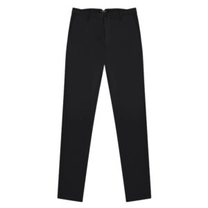 Μαύρο Prince Oliver Premium Chino (Modern Fit) Ανδρικά Παντελόνια και Chinos