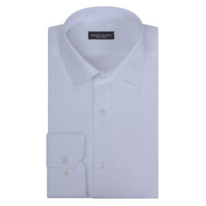 Λευκό Superior Πουκάμισο Prince Oliver in Cotton Modern Fit offers