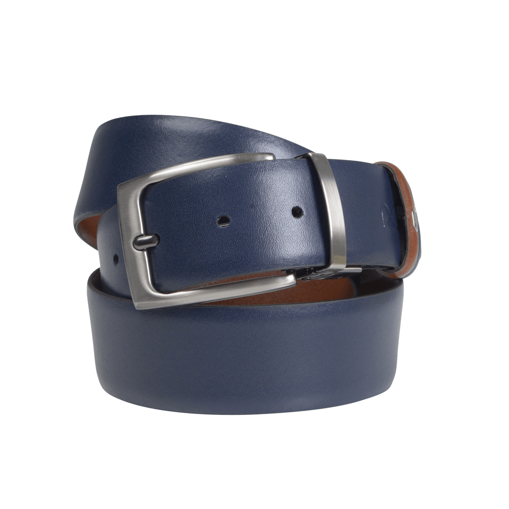 Μπλε Καφέ Ζώνη Formal Διπλής Όψης Prince Oliver in Leather offers Μπλε Καφέ Ζώνη Formal Διπλής Όψης Prince Oliver in Leather offers
