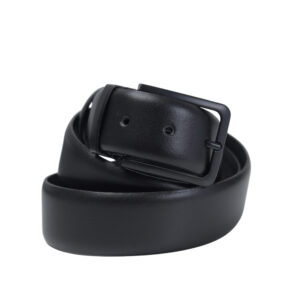 Μαύρη Ζώνη Formal Leather Prince Oliver Ανδρικές Ζώνες