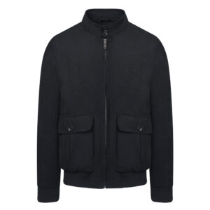 Μαύρο Suede-Look Insulated Jacket Prince Oliver Modern Fit Ανδρικά Μπουφάν